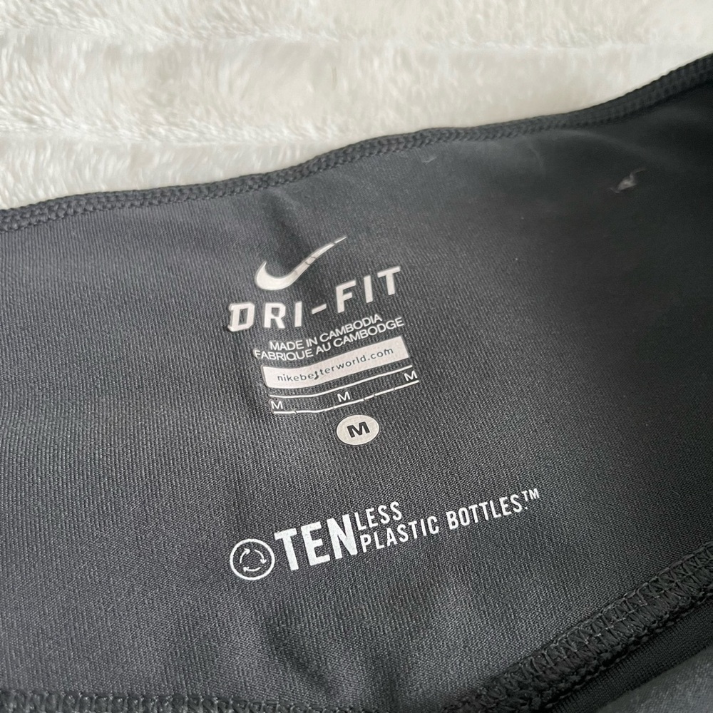 Nike Women’s Grey & Green Dri-Fit Athletic Pants Size M / L Activewear - Picture 6 of 6